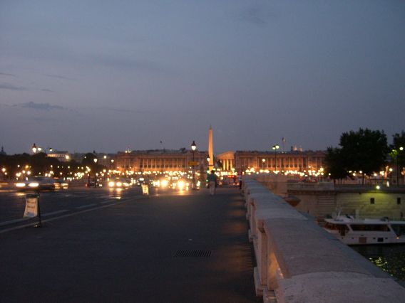  place de la Concorde de nuit
